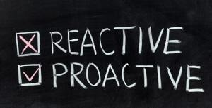 Chalk drawing - Reactive or proactive